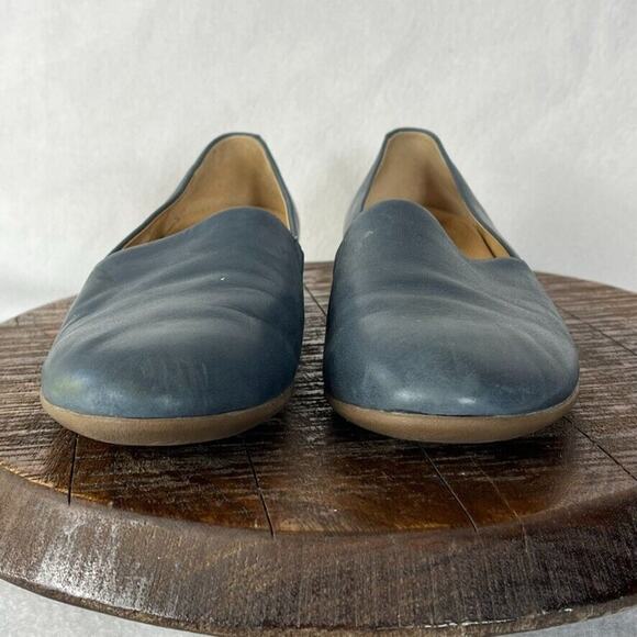 Dansko Shoes Womens 10 Larisa Navy Leather Loafers Lined Lightweight Cushioned - Picture 7 of 12